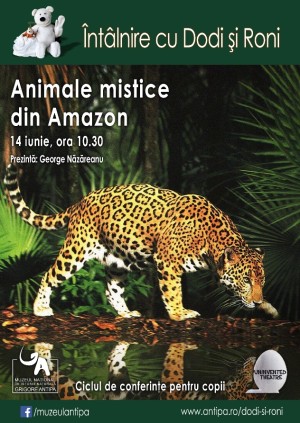 Intalnire cu Dodi si Roni, la Muzeul Antipa: animale mistice din Amazon
